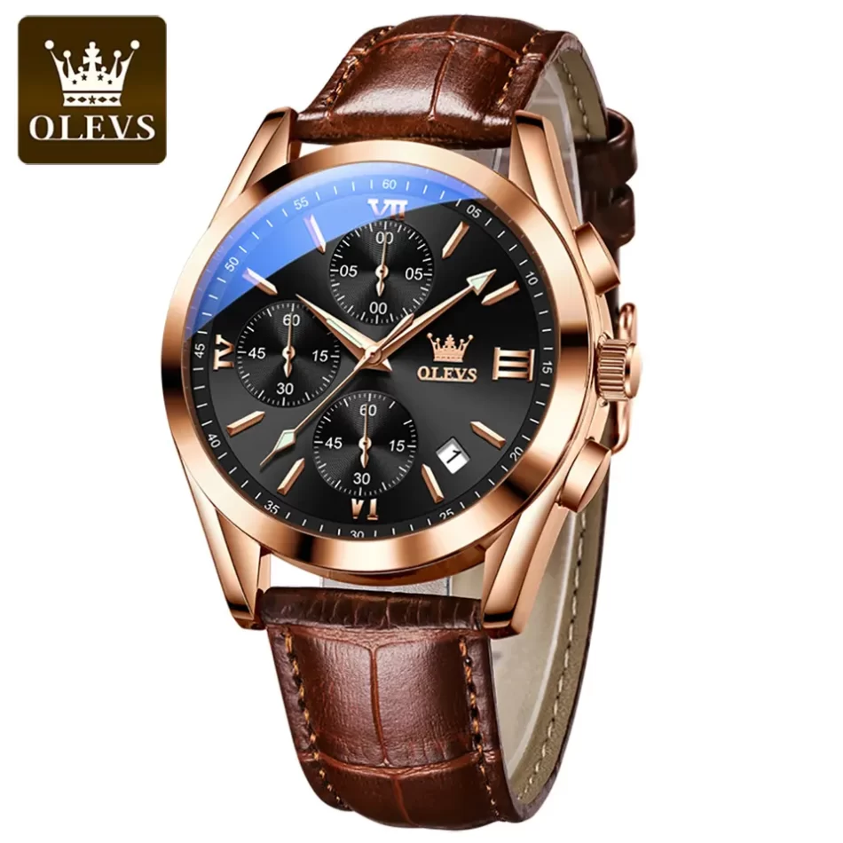 Olevs Men's Watch 2872 - Image 7