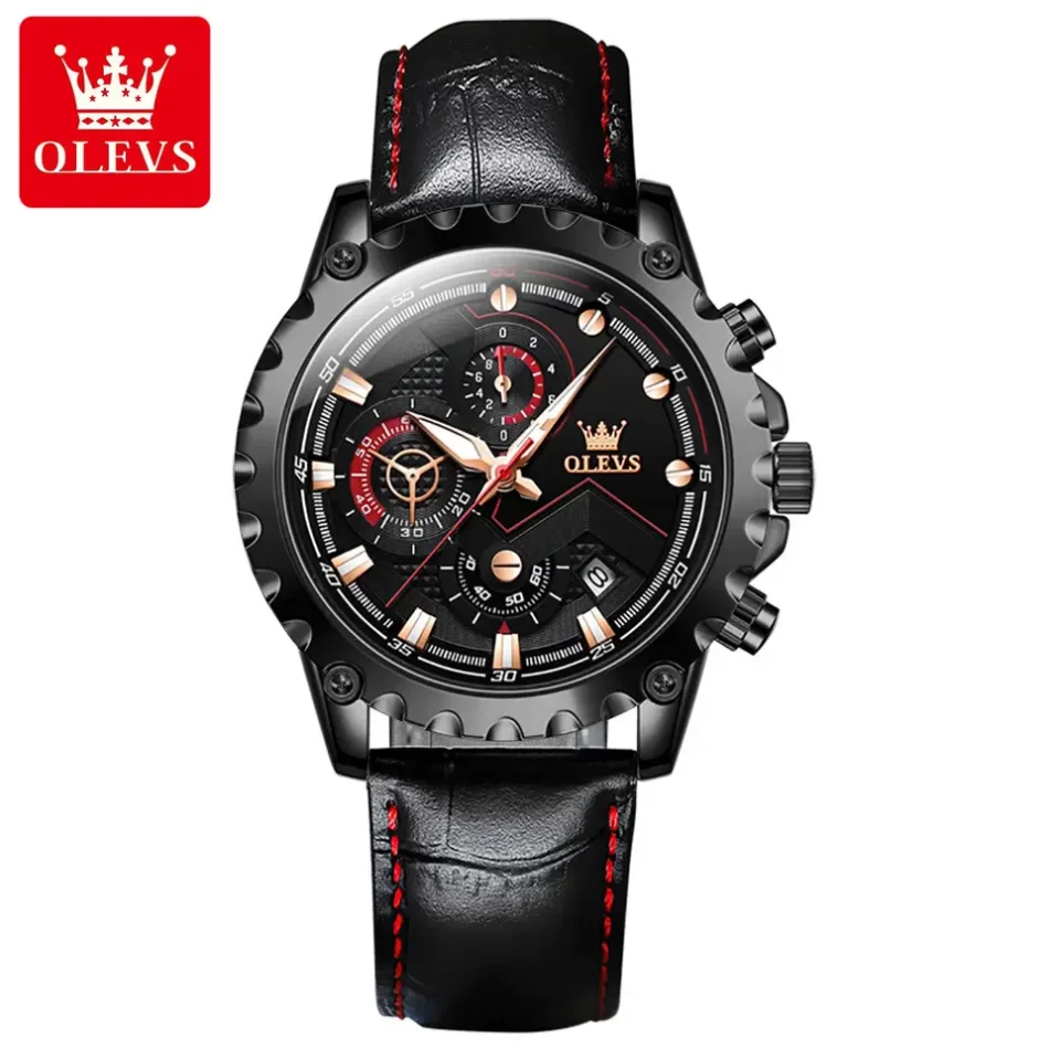 Olevs Men's Watch 2873 - Image 8