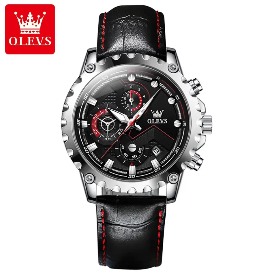 Olevs Men's Watch 2873 - Image 9