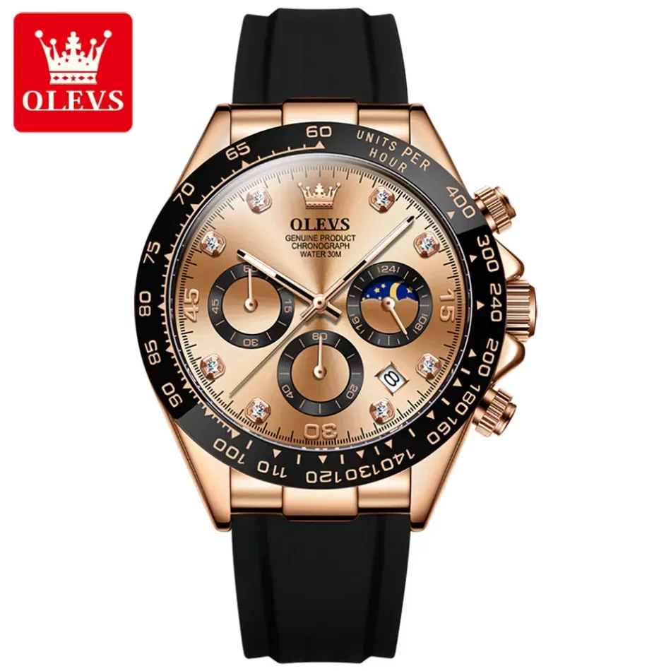 Olevs Men's Watch 2875 - Image 2