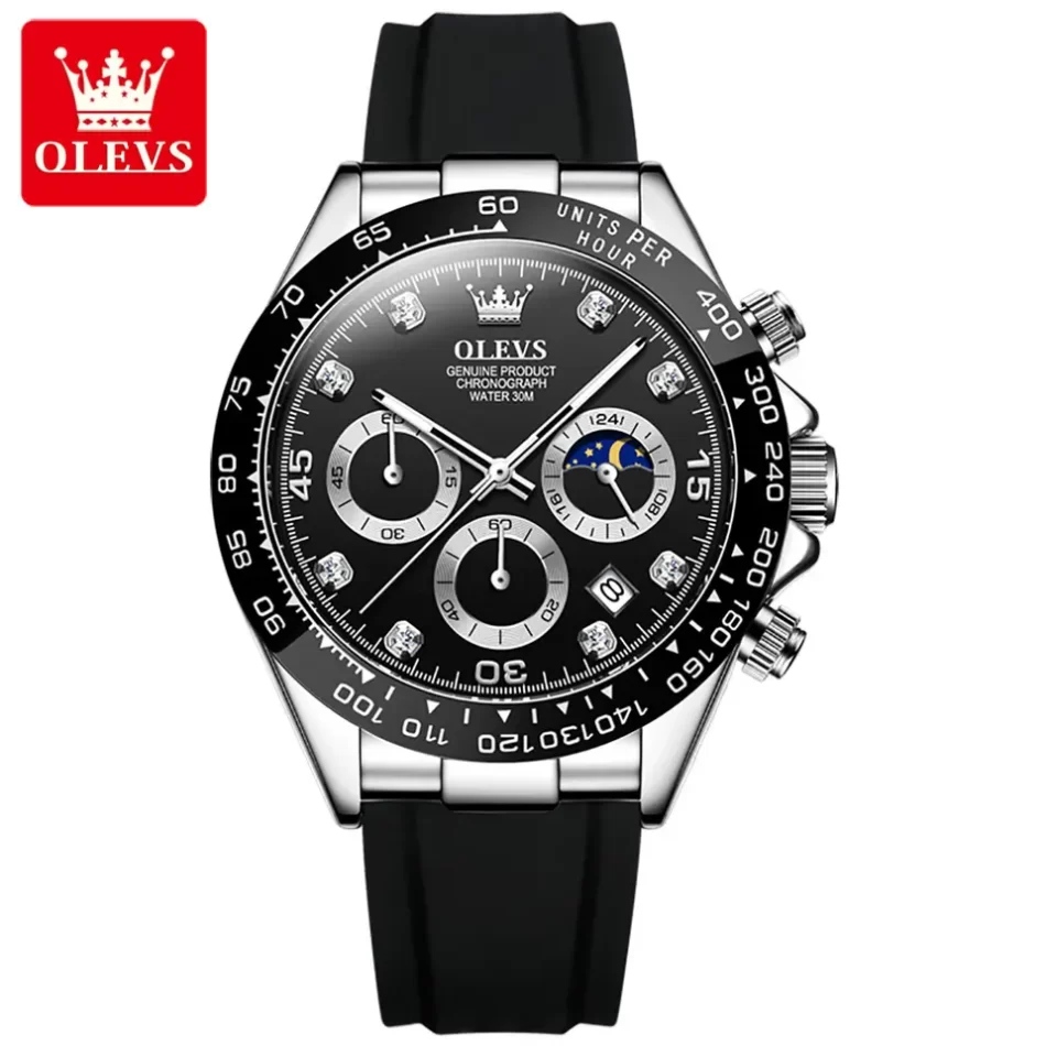 Olevs Men's Watch 2875 - Image 8