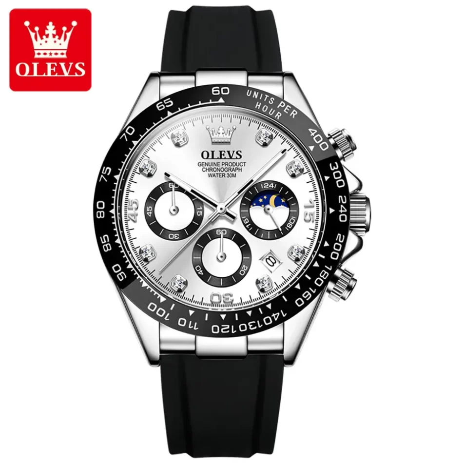 Olevs Men's Watch 2875 - Image 9