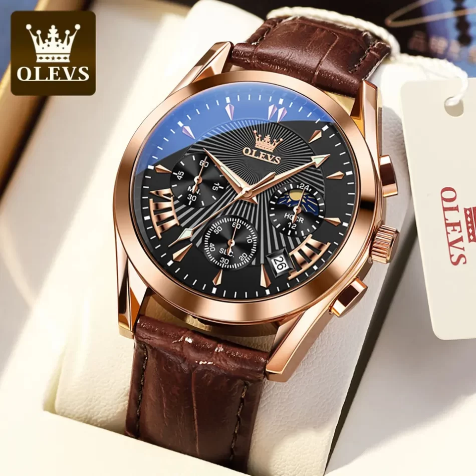 Olevs Men's Watch 2876 - Image 2