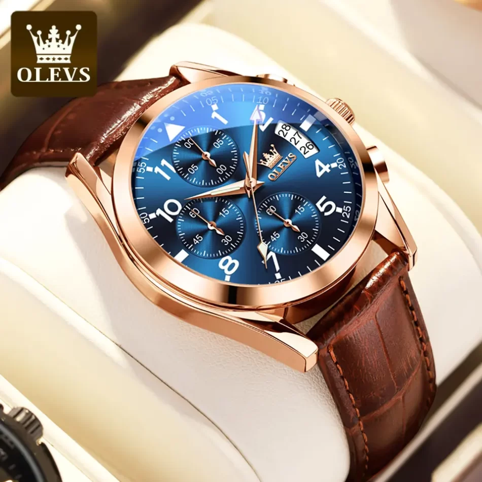 Olevs Men's Watch 2878 - Image 3