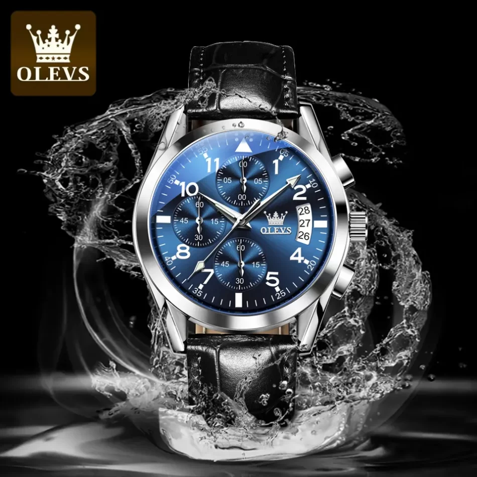 Olevs Men's Watch 2878 - Image 4