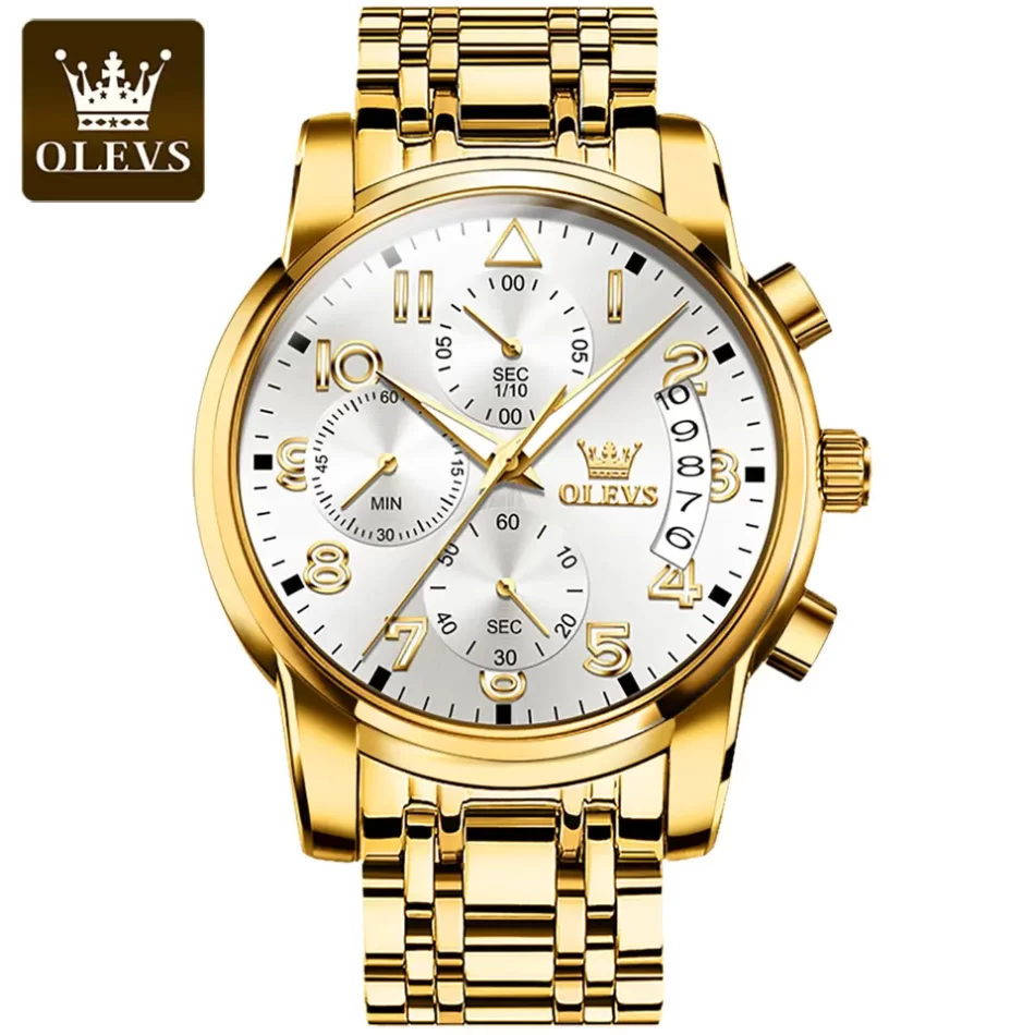 Olevs Men's Watch 2879 - Image 8