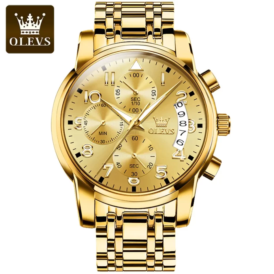 Olevs Men's Watch 2879 - Image 9