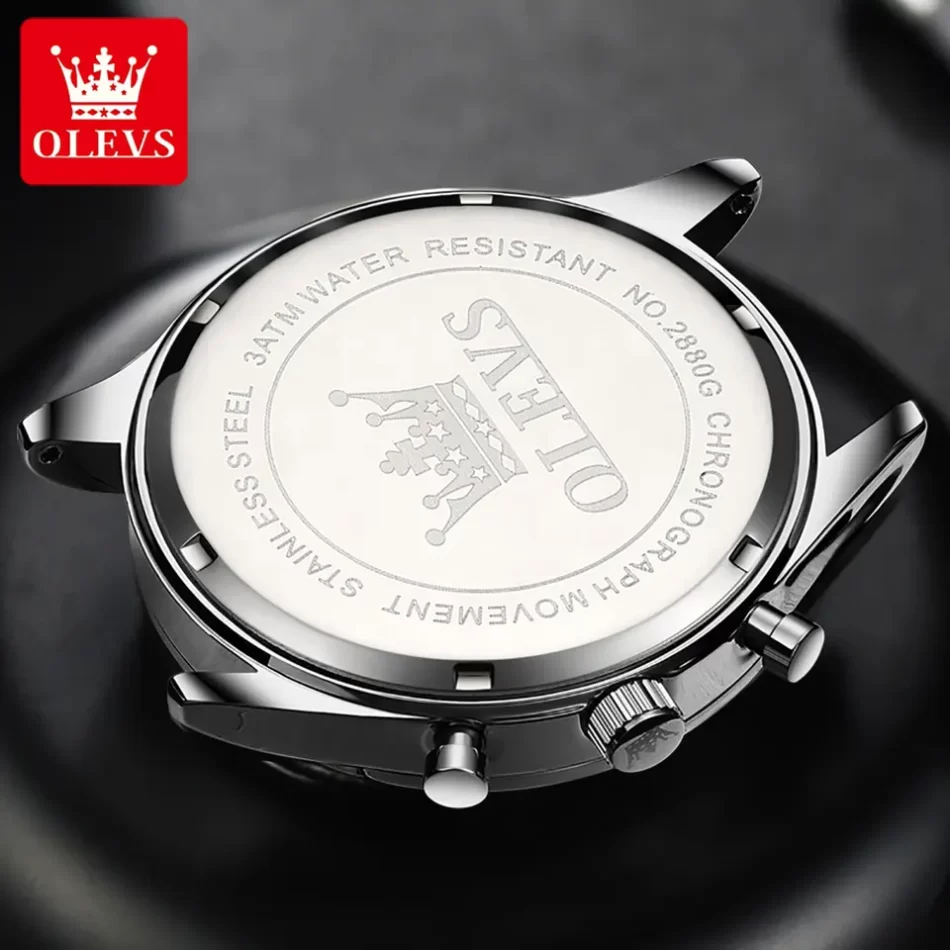 Olevs Men's Watch 2880 - Image 3