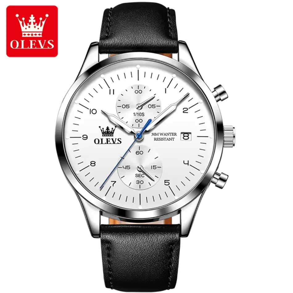 Olevs Men's Watch 2880 - Image 8