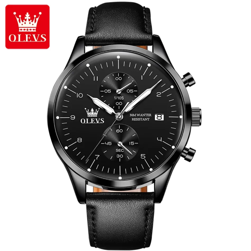 Olevs Men's Watch 2880 - Image 9