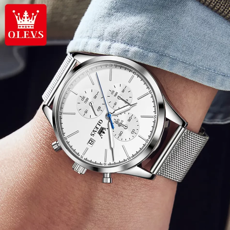 Olevs Men's Watch 2881 - Image 3