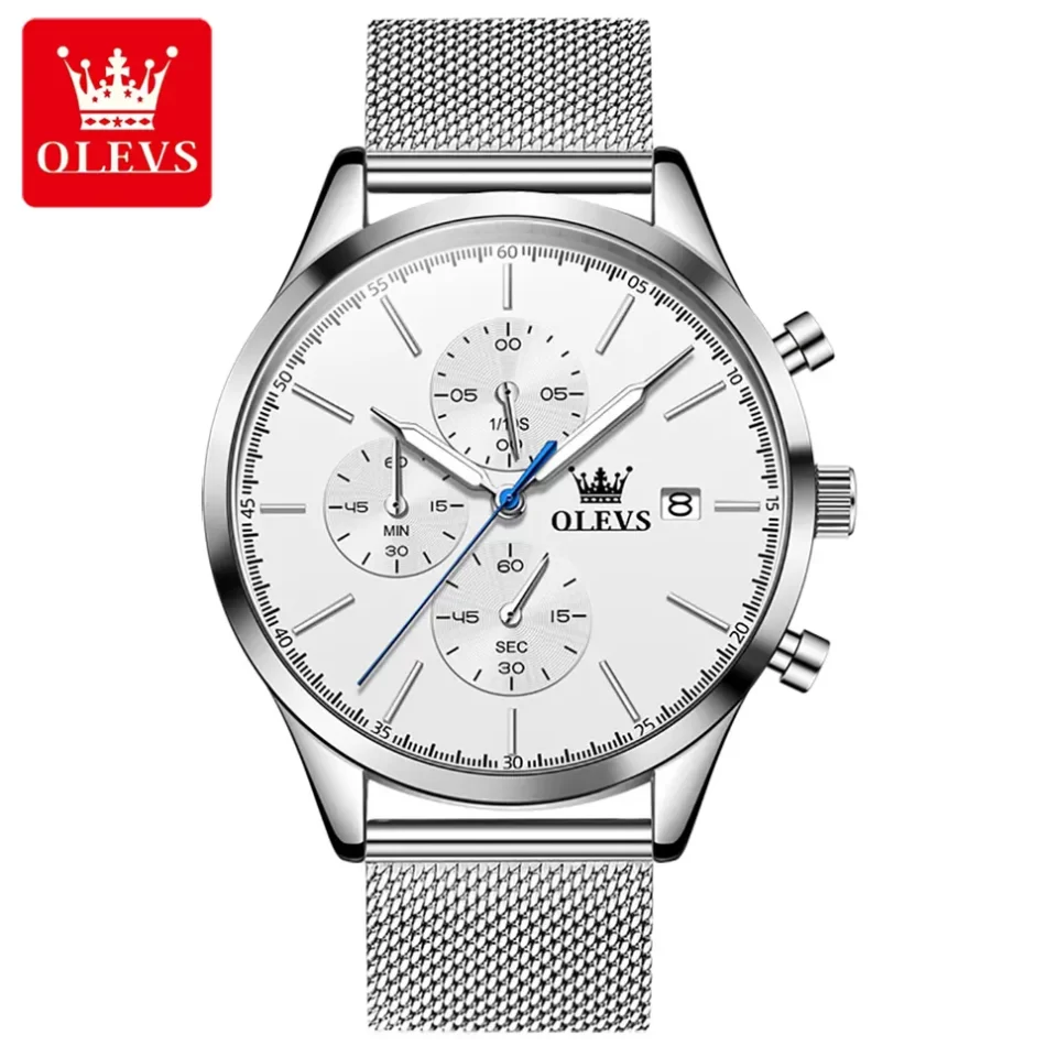 Olevs Men's Watch 2881 - Image 8