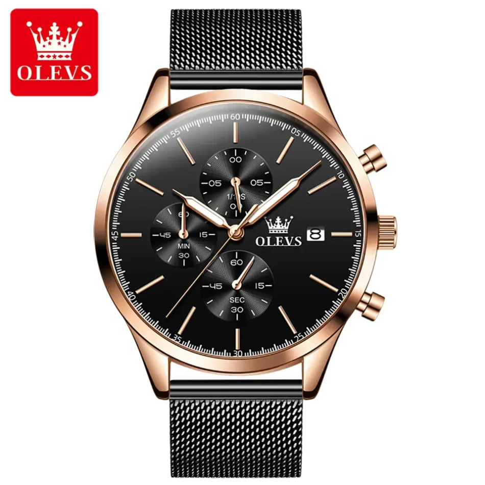 Olevs Men's Watch 2881 - Image 9