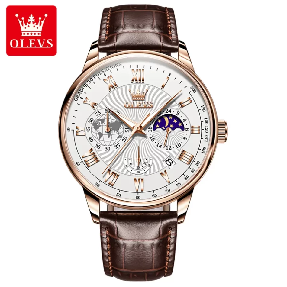 Olevs Men's Watch 2893 - Image 10