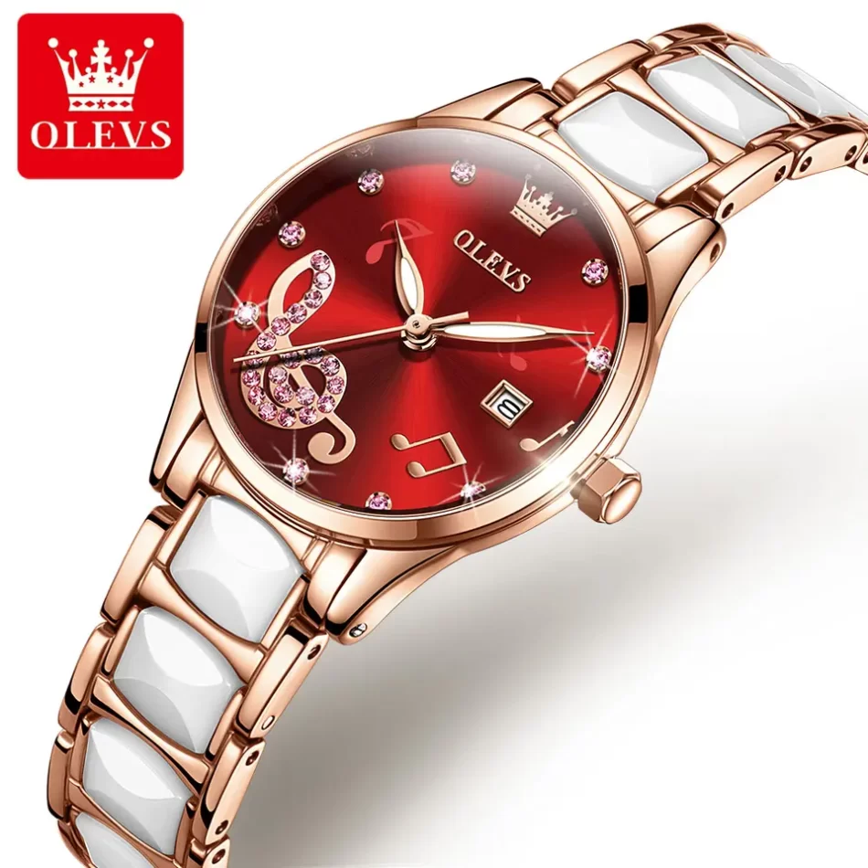 Olevs Women's Watch 3605 - Image 4