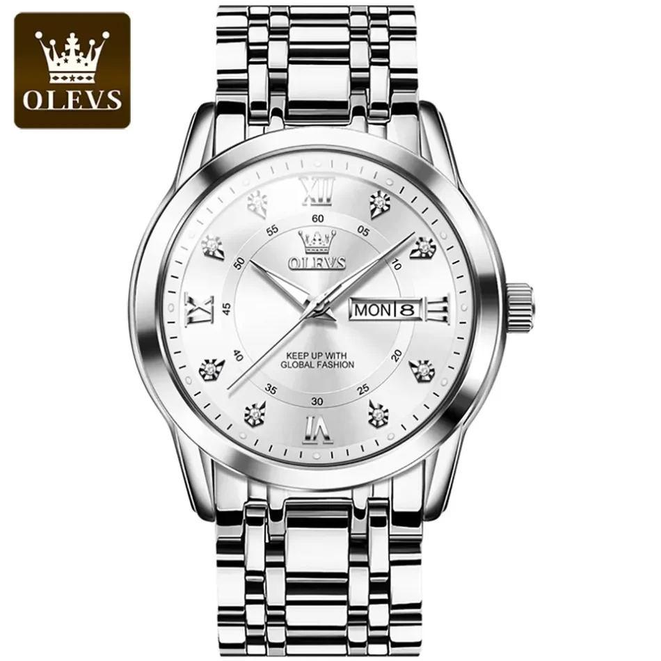 Olevs Men's Watch 5513 - Image 8