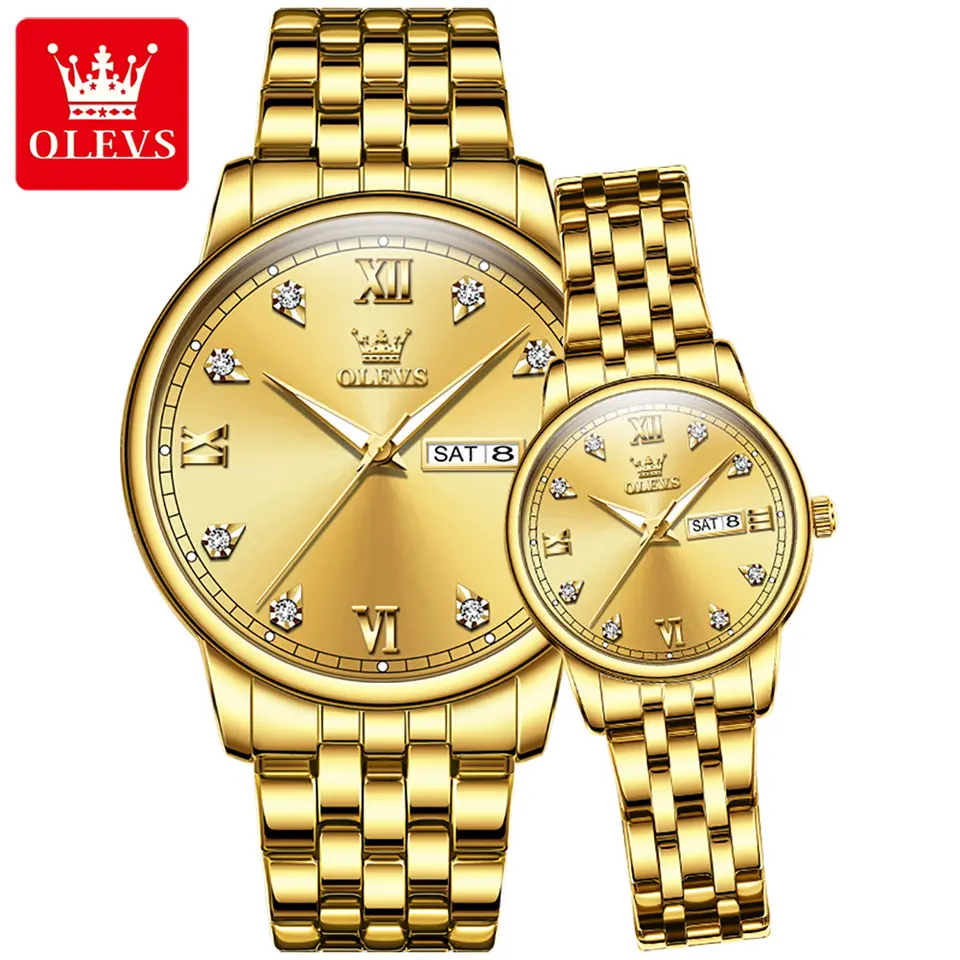 Olevs Couple Watch 5525