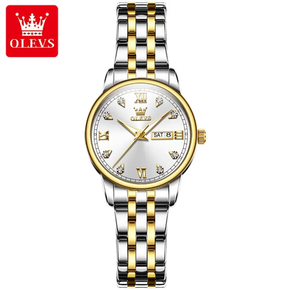 Olevs Couple Watch 5525 - Image 12