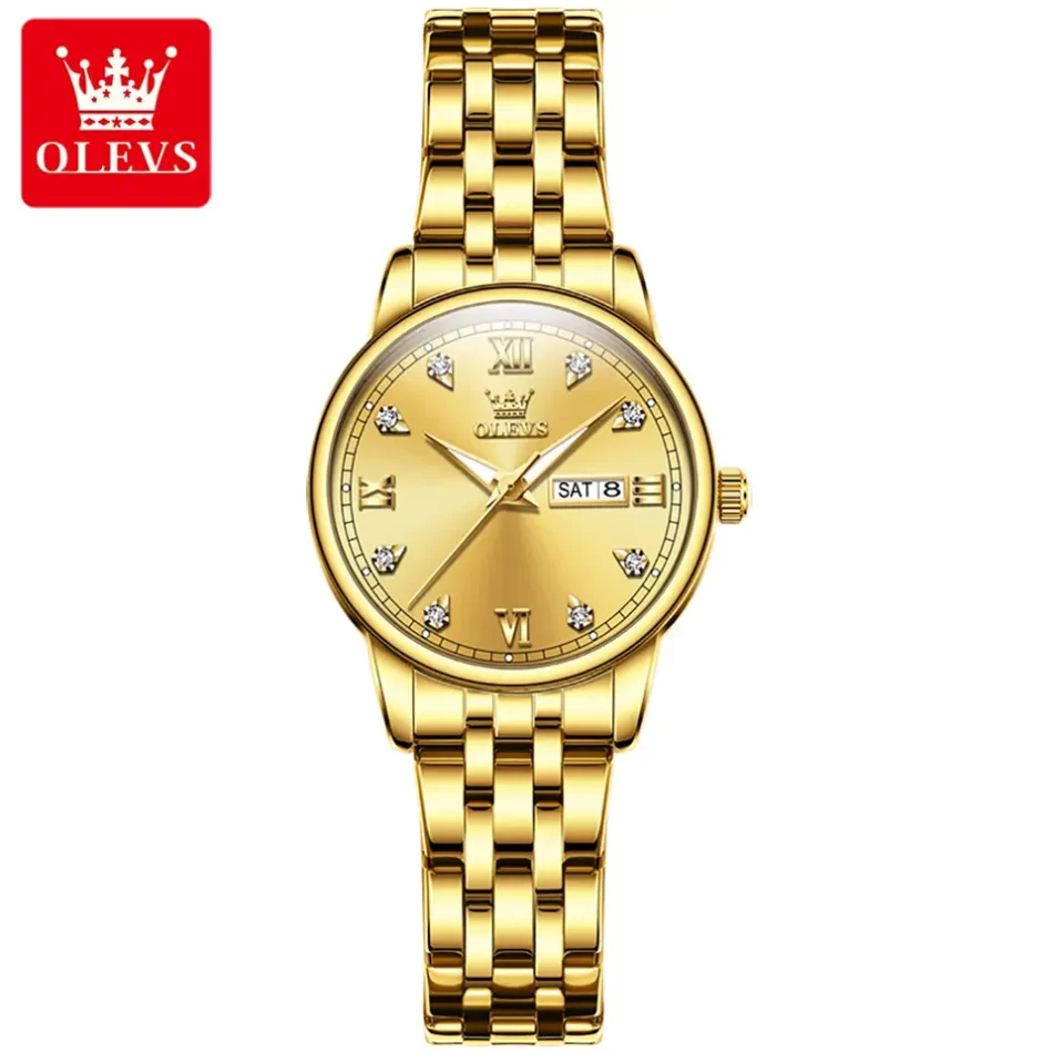 Olevs Couple Watch 5525 - Image 13