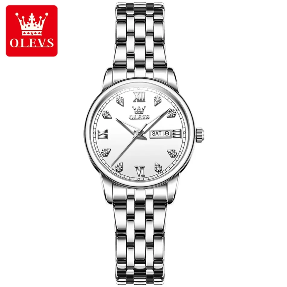 Olevs Couple Watch 5525 - Image 14