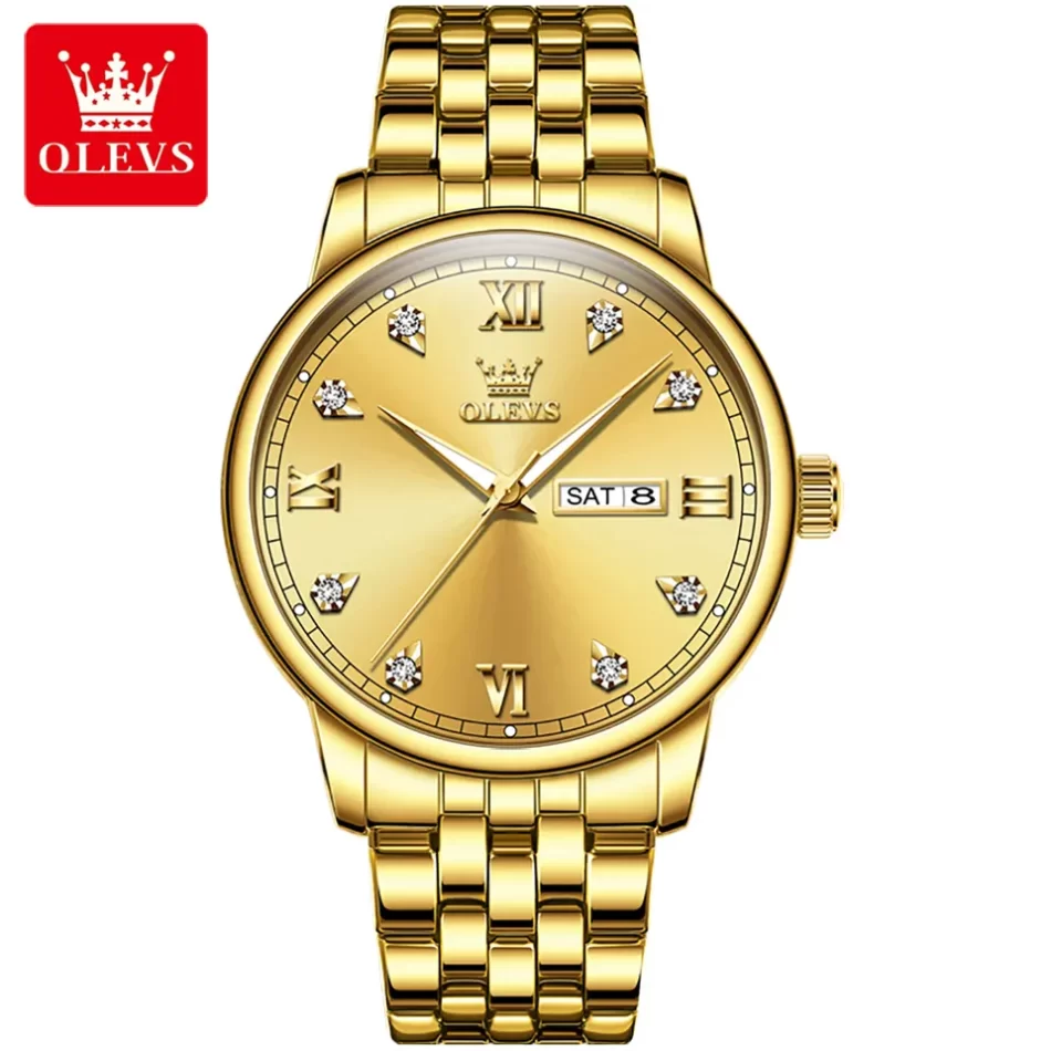 Olevs Couple Watch 5525 - Image 11