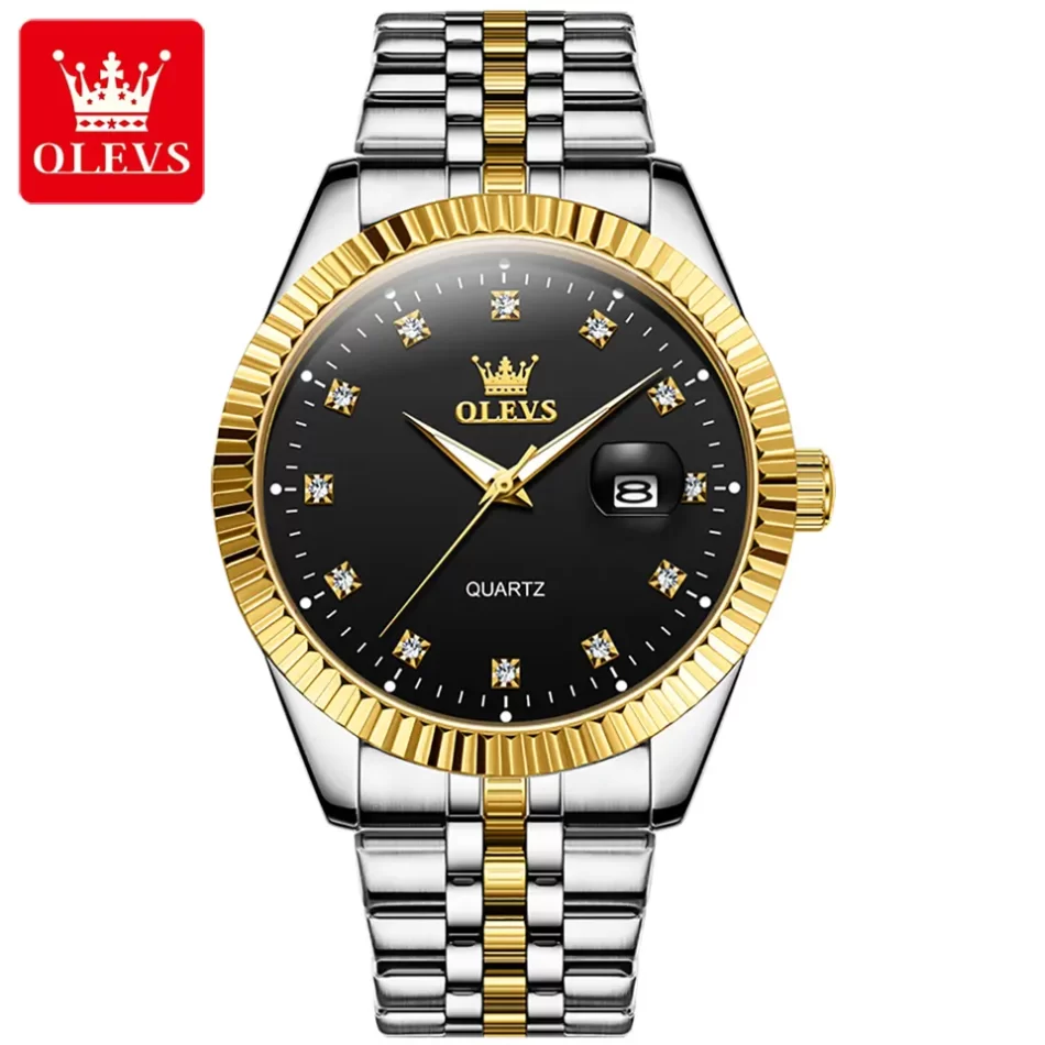 Olevs Couple Watch 5526 - Image 8