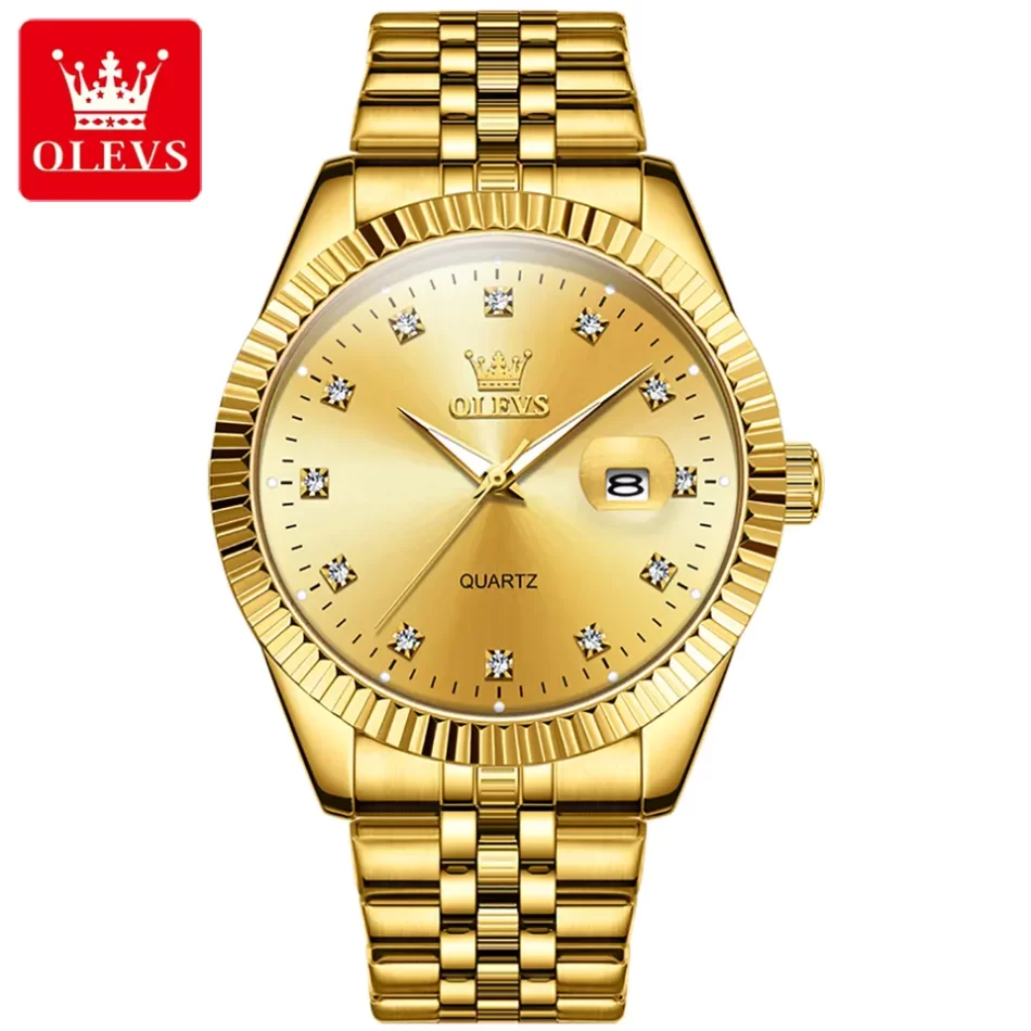 Olevs Couple Watch 5526 - Image 9