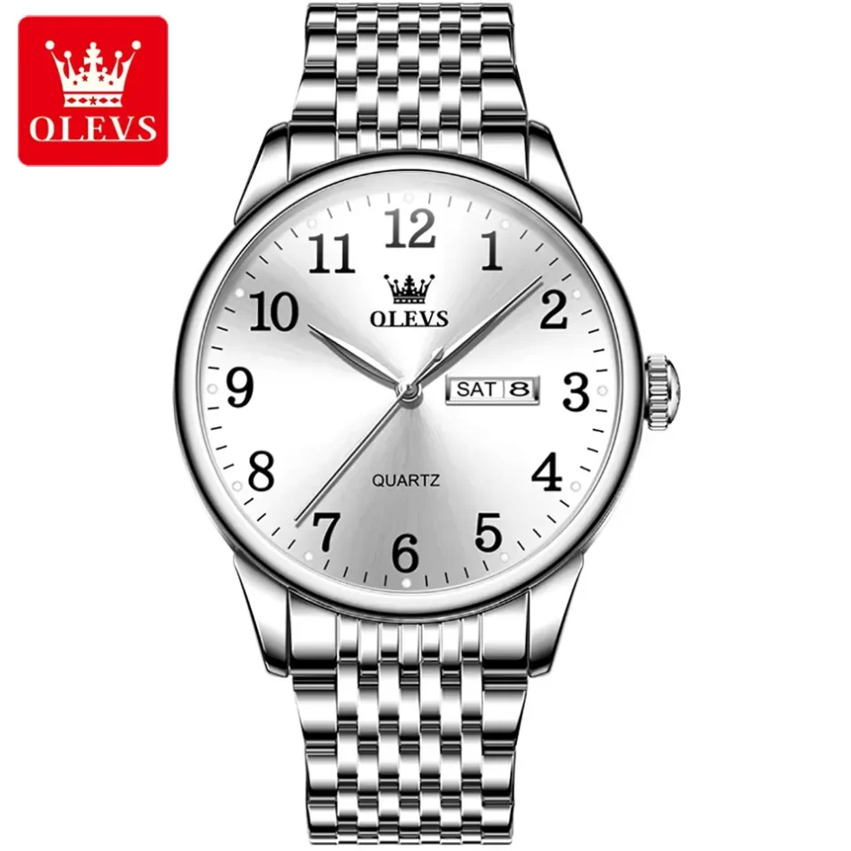 Olevs Men's Watch 5535 - Image 8