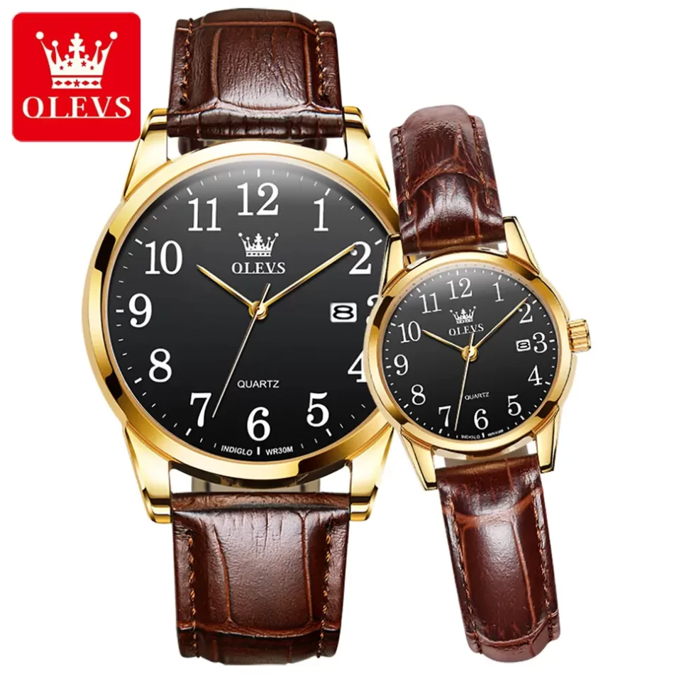 Olevs Couple Watch 5566