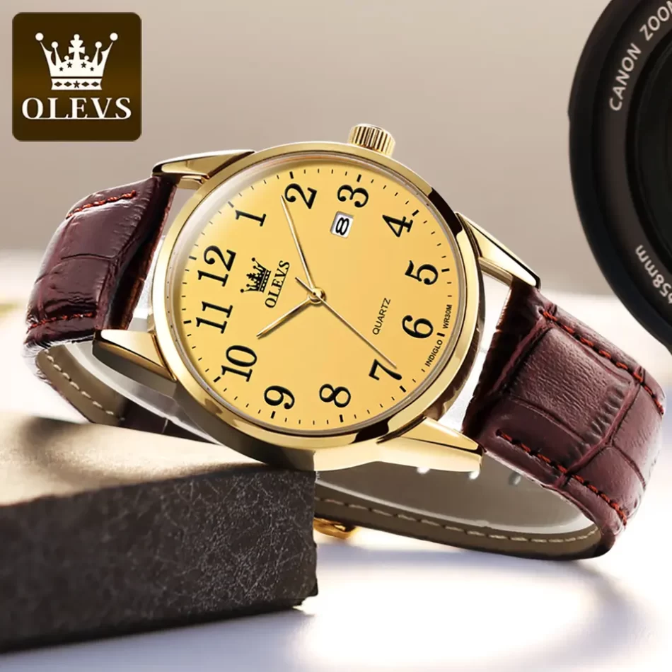 Olevs Couple Watch 5566 - Image 5