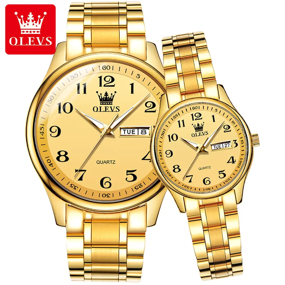 Olevs Couple Watch 5567