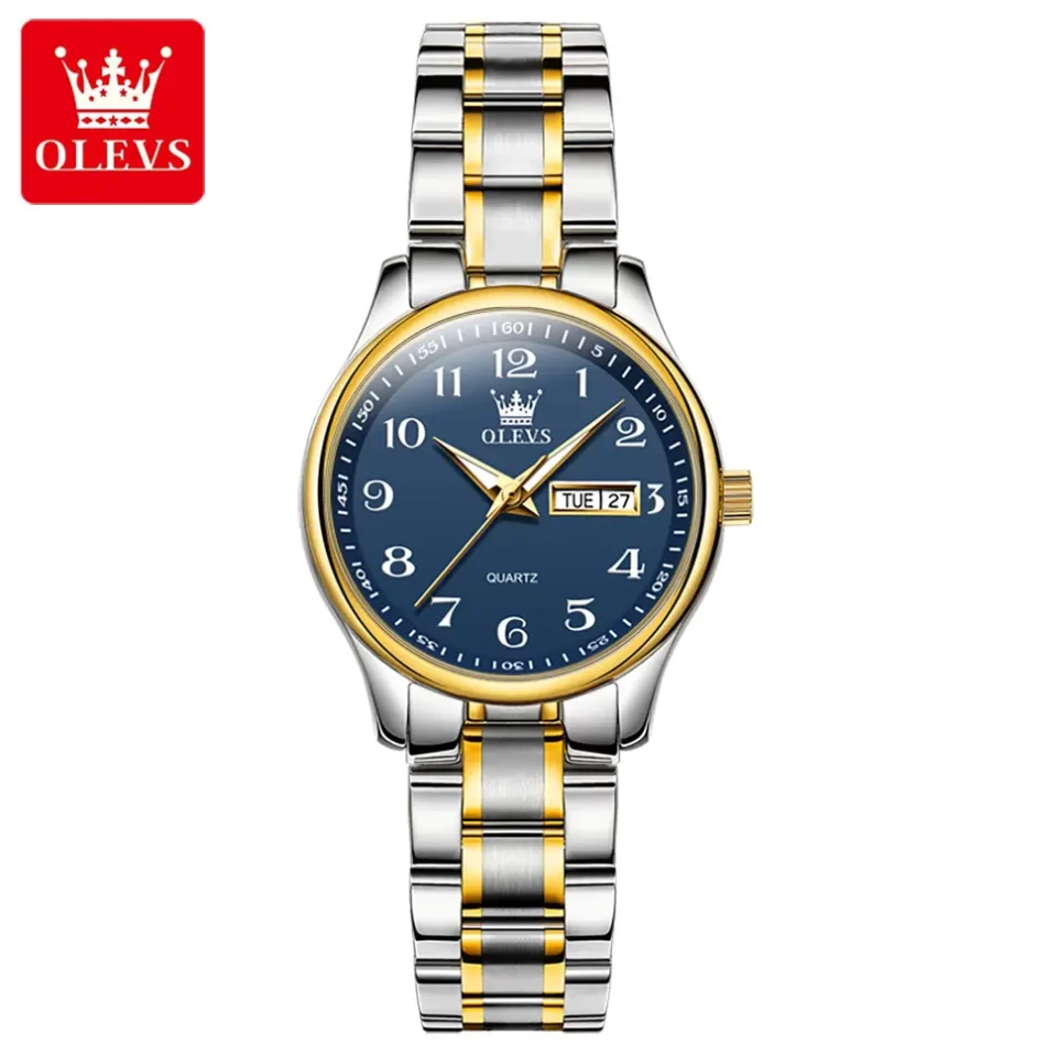 Olevs Couple Watch 5567 - Image 15