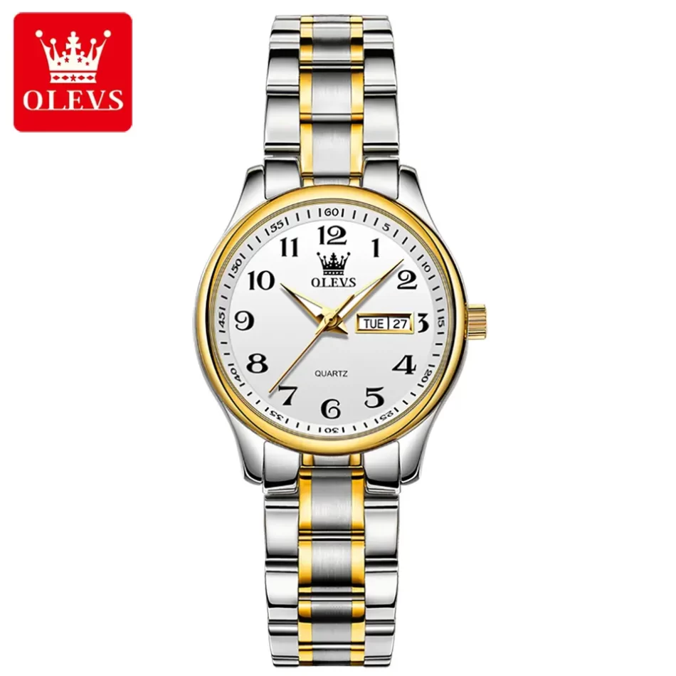 Olevs Couple Watch 5567 - Image 11