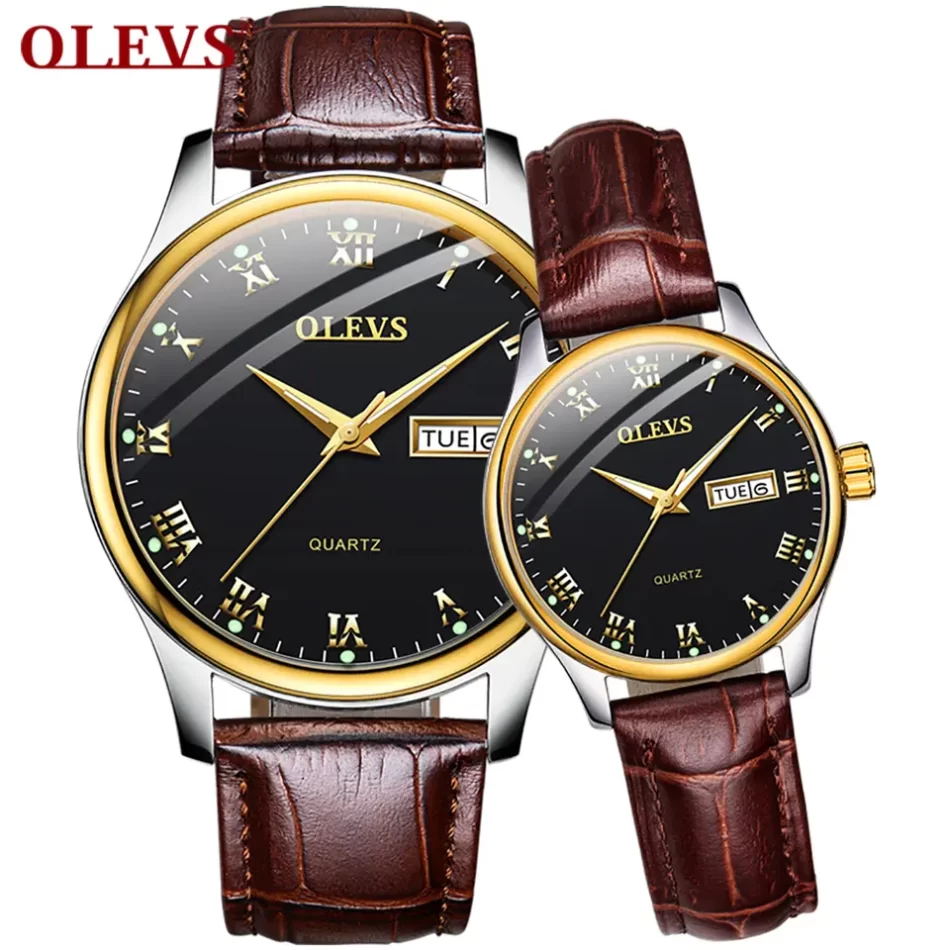 Olevs Couple Watch 5568 - Image 7