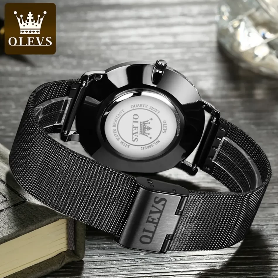 Olevs Couple Watch 5869 - Image 4