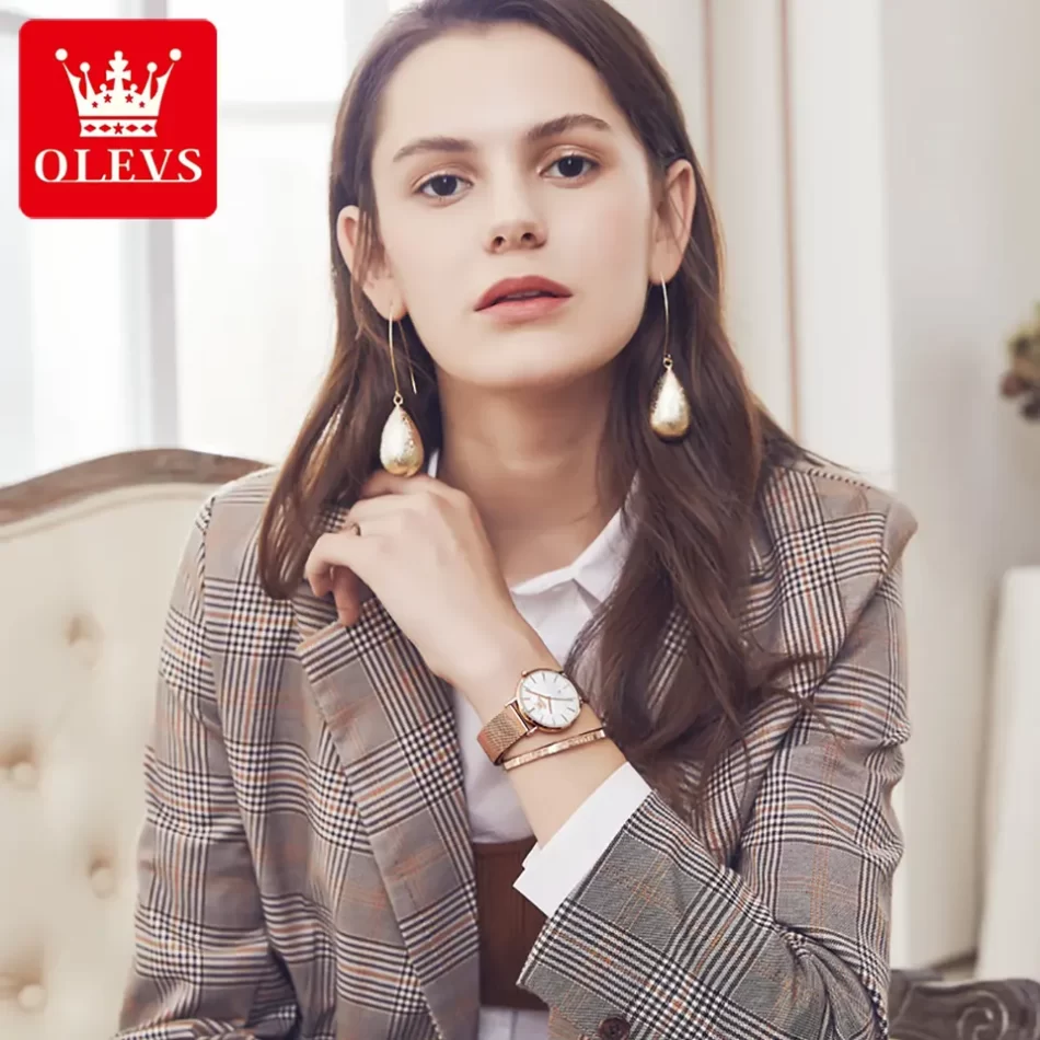 Olevs Women's Watch 5869 - Image 3