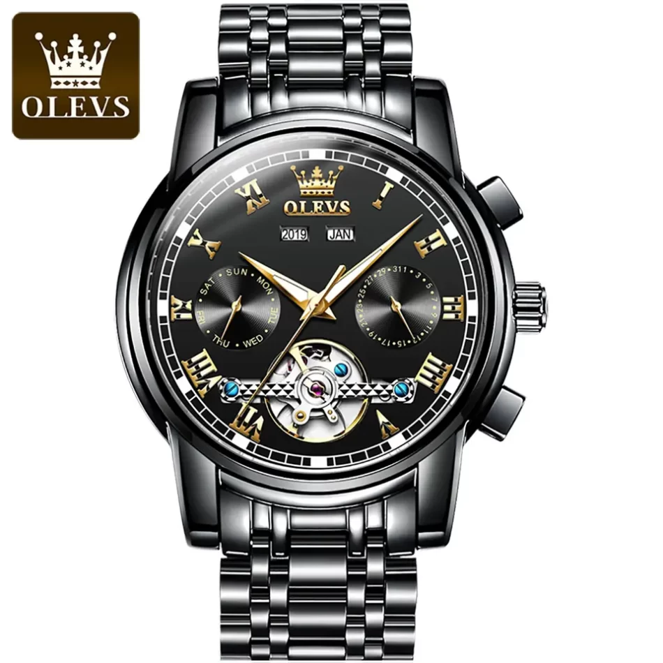 Olevs Men's Watch 6607 - Image 13