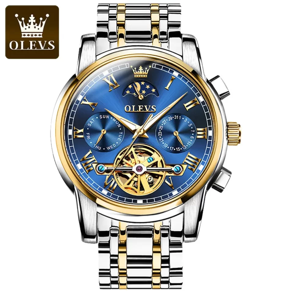 Olevs Men's Watch 6617 - Image 10