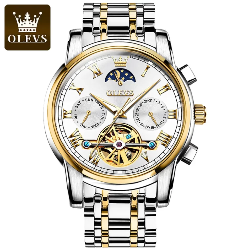 Olevs Men's Watch 6617 - Image 11