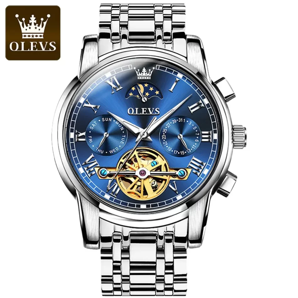 Olevs Men's Watch 6617 - Image 13