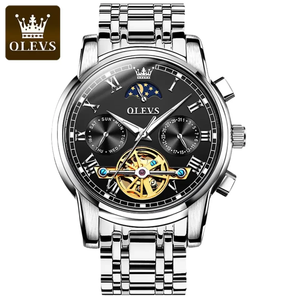 Olevs Men's Watch 6617 - Image 14