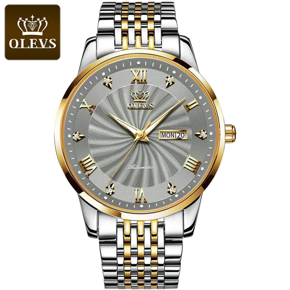 Olevs Men's Watch 6630 - Image 10