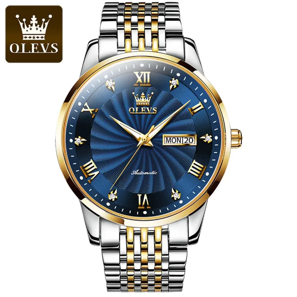 Olevs Men's Watch 6630 - Image 8