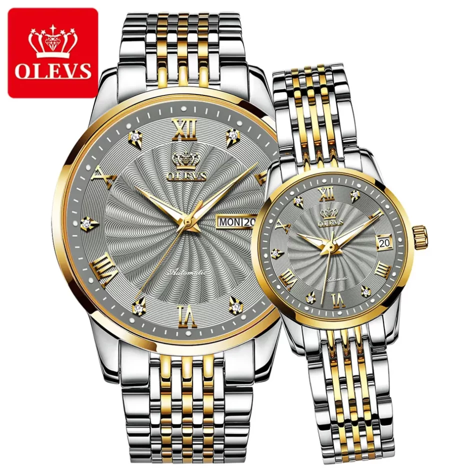 Olevs Couple Watch 6630