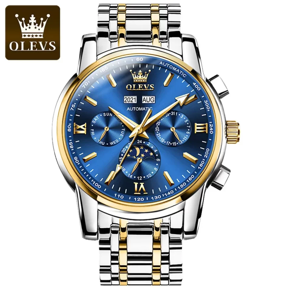 Olevs Men's Watch 6633 - Image 10