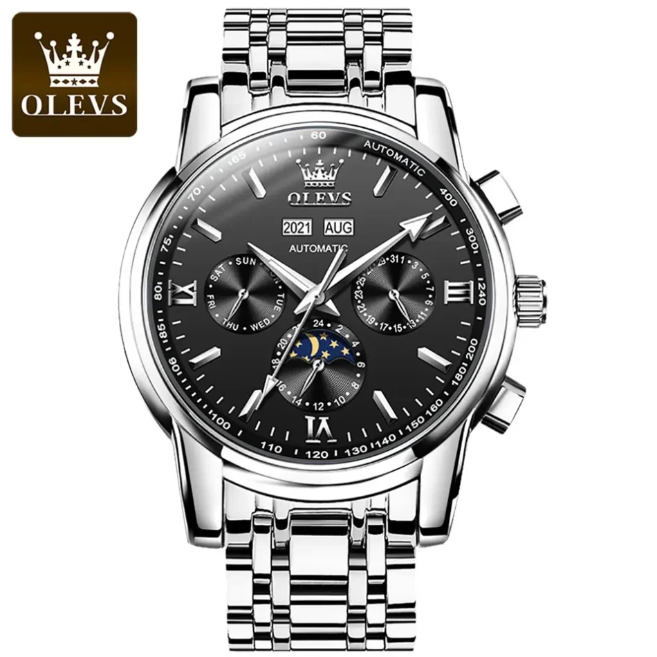 Olevs Men's Watch 6633 - Image 12