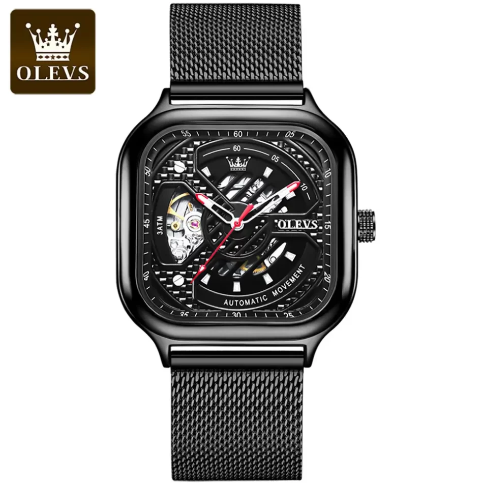 Olevs Men's Watch 6634 - Image 7