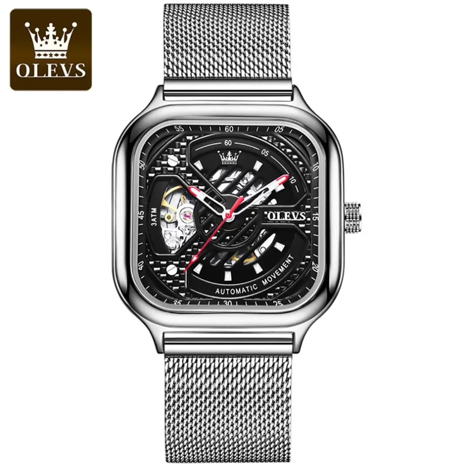 Olevs Men's Watch 6634 - Image 8