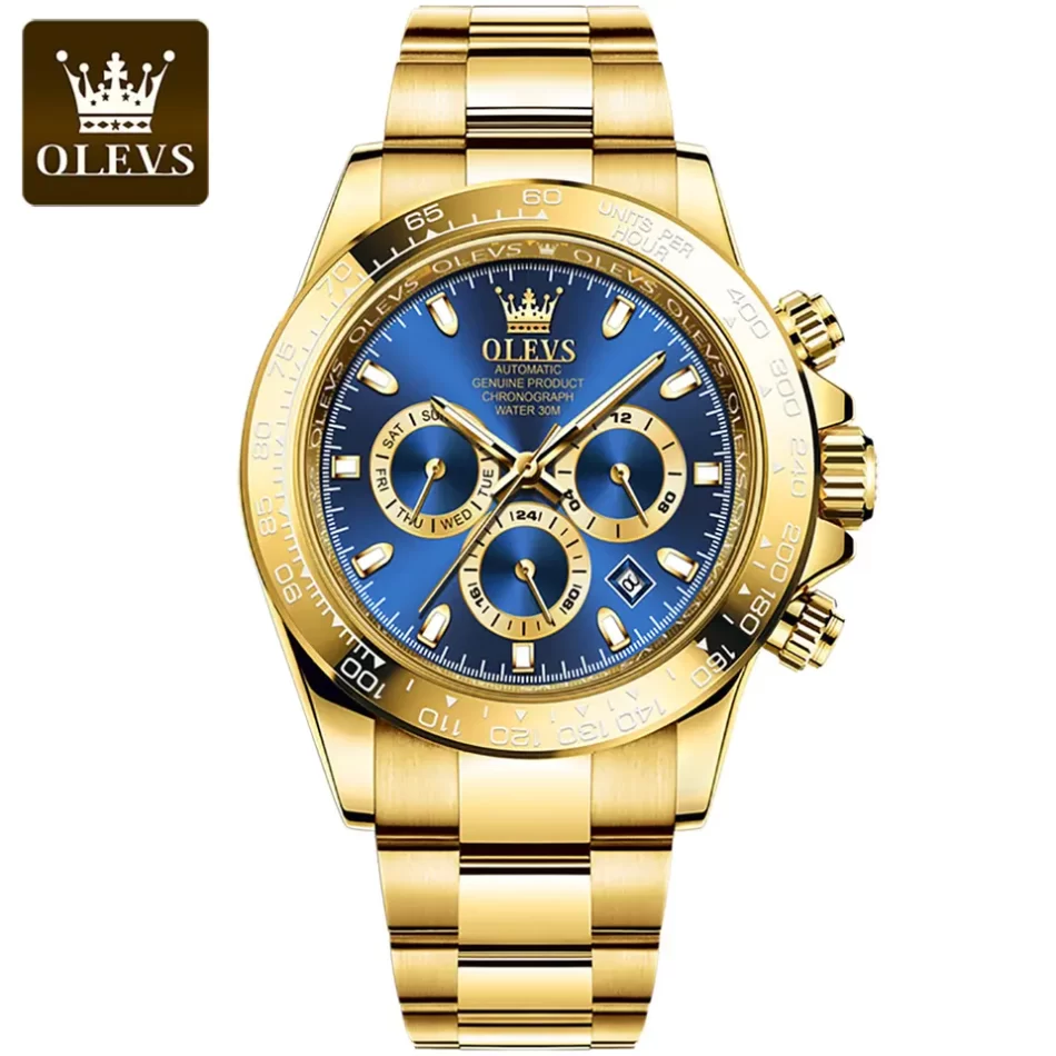 Olevs Men's Watch 6638 - Image 7