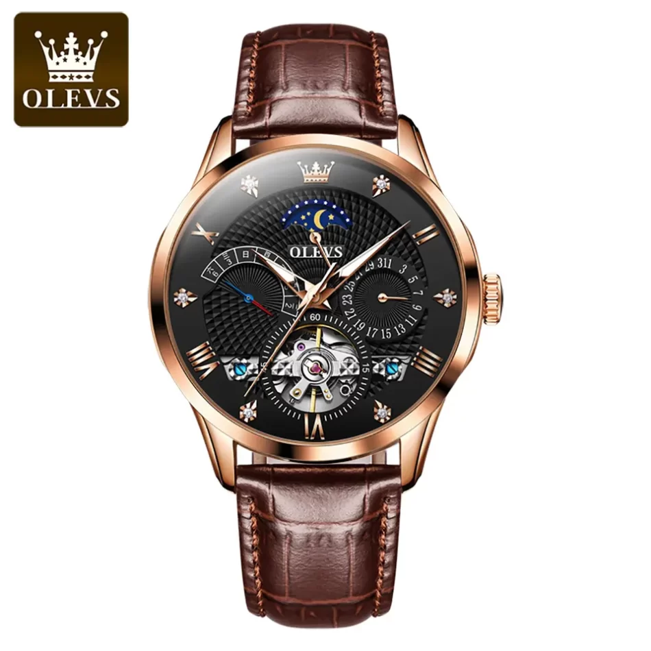 Olevs Men's Watch 6652 - Image 6